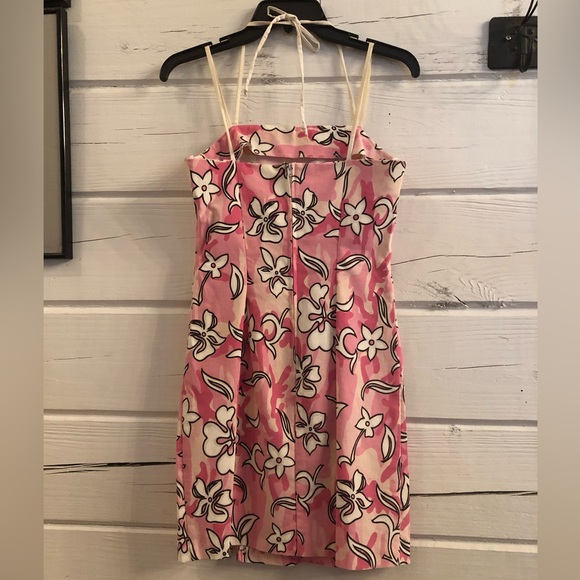 Hawaiian print halter dress size 3 - Picture 2 of 8